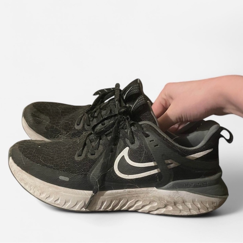 Nike Black and Gray Running Shoes